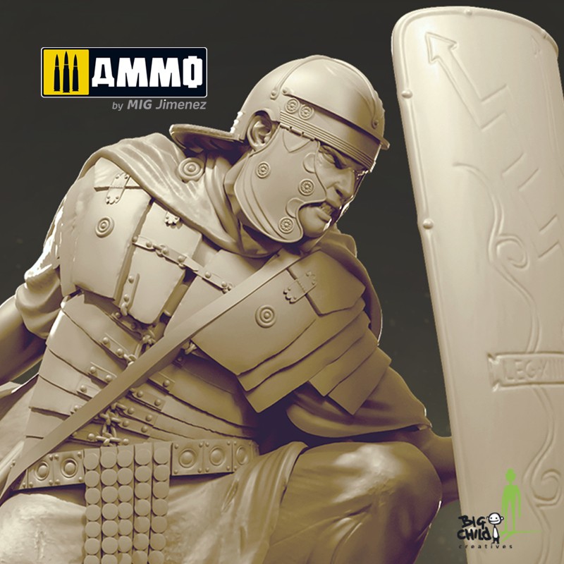 BCEH750005 Миниатюра Kneeling Legionarius BIG CHILD