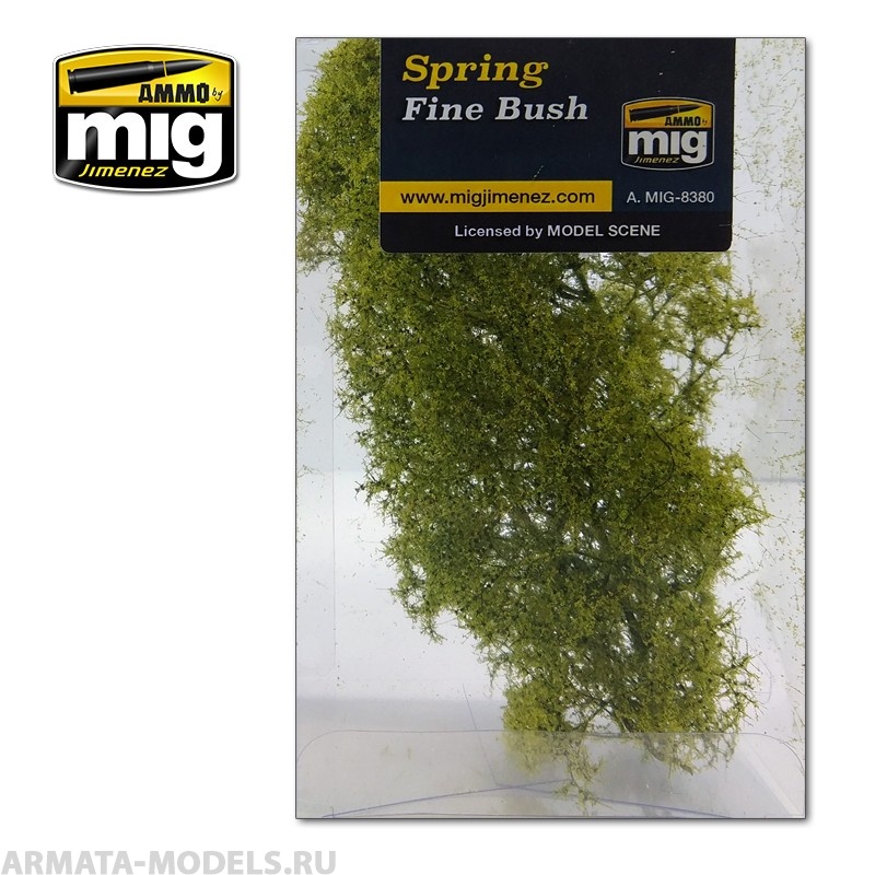 AMIG8380 Ammo Mig Имитация весенней растительности  FINE BUSH - SPRING