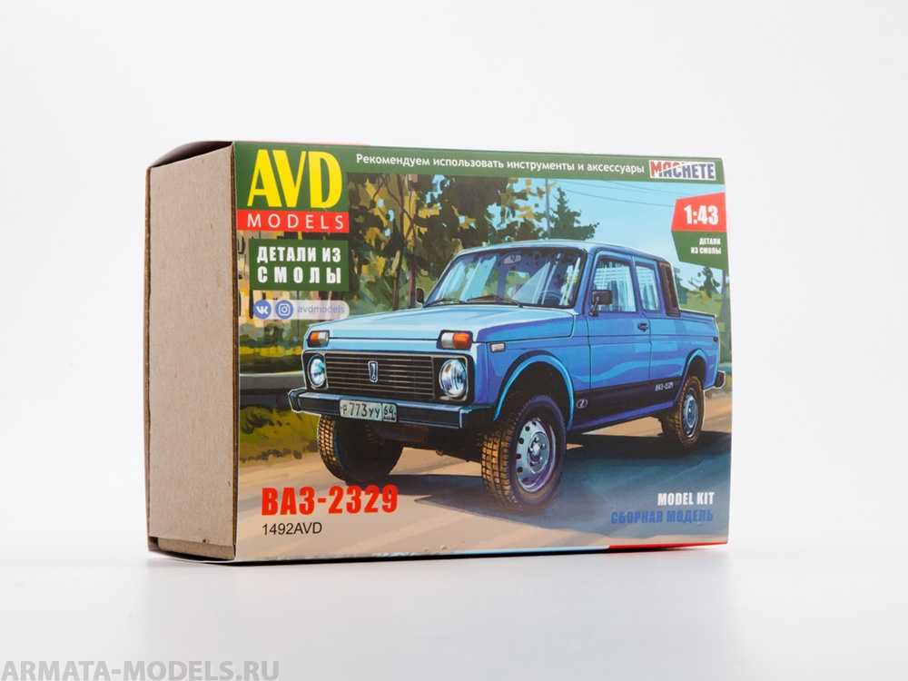 1492AVD Сборная модель ВАЗ-2329 AVD Models