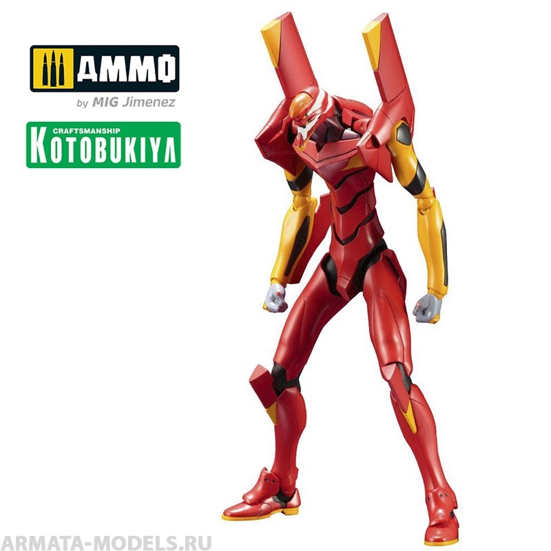 KTOKP437R Сборная модель Neon Genesis Evangelion Plastic Model Kit Eva Type-02 TV Ver. KOTOBUKIYA