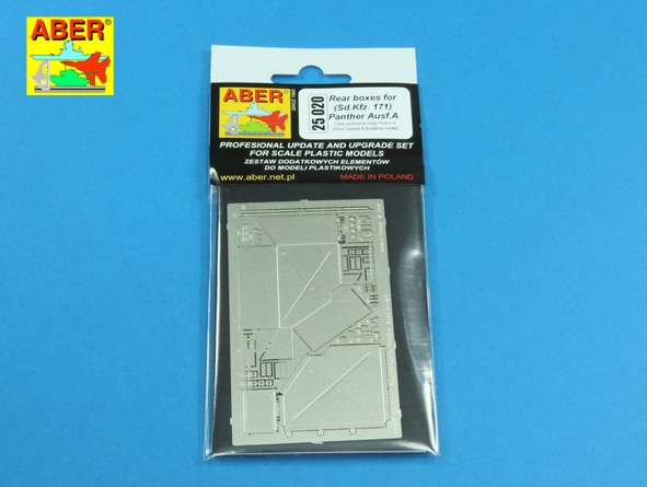 ABR-25 020  Дополнения для  Rear boxes for (Sd.Kfz. 171) Panther Ausf.A для Tamiya/Academy 1/25