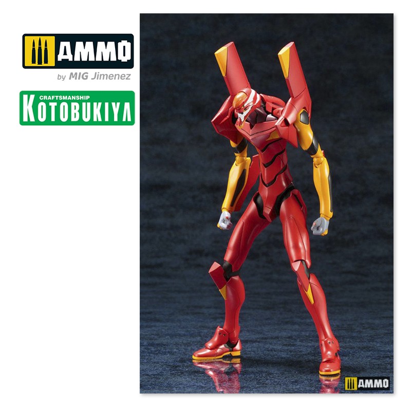 KTOKP437R Сборная модель Neon Genesis Evangelion Plastic Model Kit Eva Type-02 TV Ver. KOTOBUKIYA