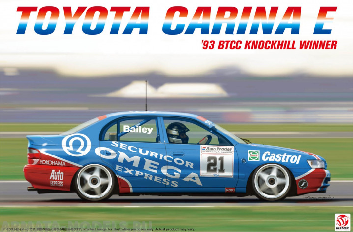 BX24031 Toyota Carina E '93 BTCC Knockhill winner Beemax Model Kits