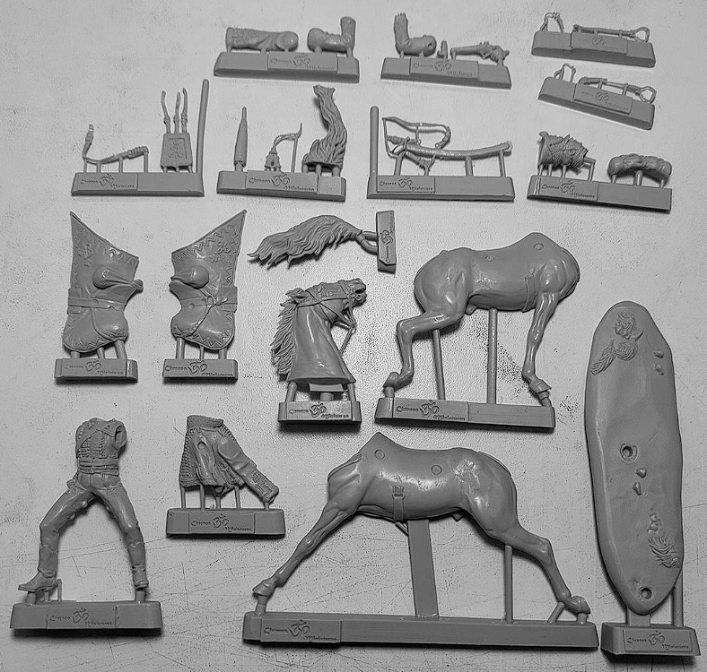 CHM-54321. Унтер-офицер гусарских полков, Россия 1812-14 гг. 54 мм. Материал - смола. Chronos Miniatures