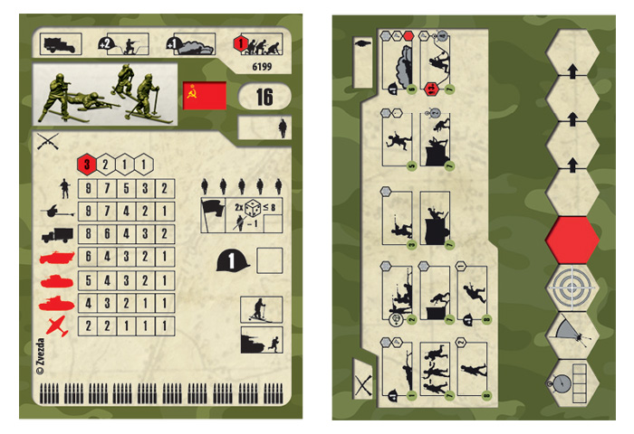 Набор фигурок 6199 Советские лыжники Звезда