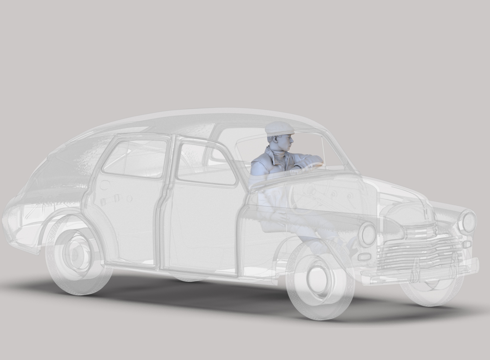 AM35682 Фигура «Таксист 1» 