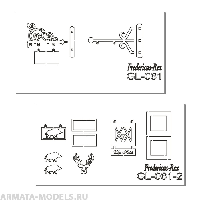 GL061 Pub Signs 54mm