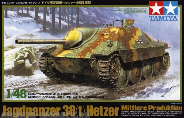32511T Самоходное противотанковое 75-мм орудие Hetzer Tamiya