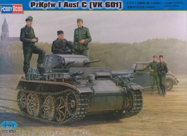 82431 Танк German PzKpfw I Ausf C (VK 601) Hobby Boss