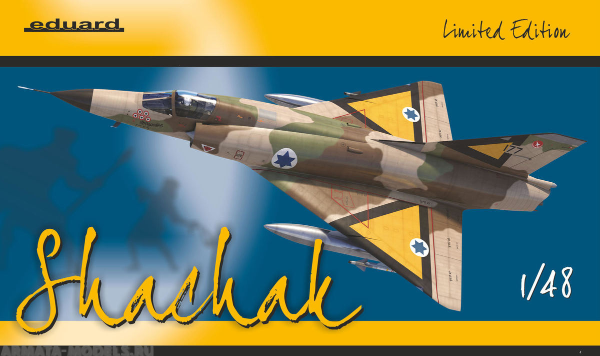 11128 Истребитель Shachak Mirage IIICJ Limited Edition  (Eduard) 1/48 EDUARD