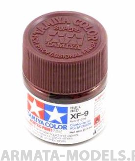 81709T XF-9 Hull Red - краска акриловая 10мл.