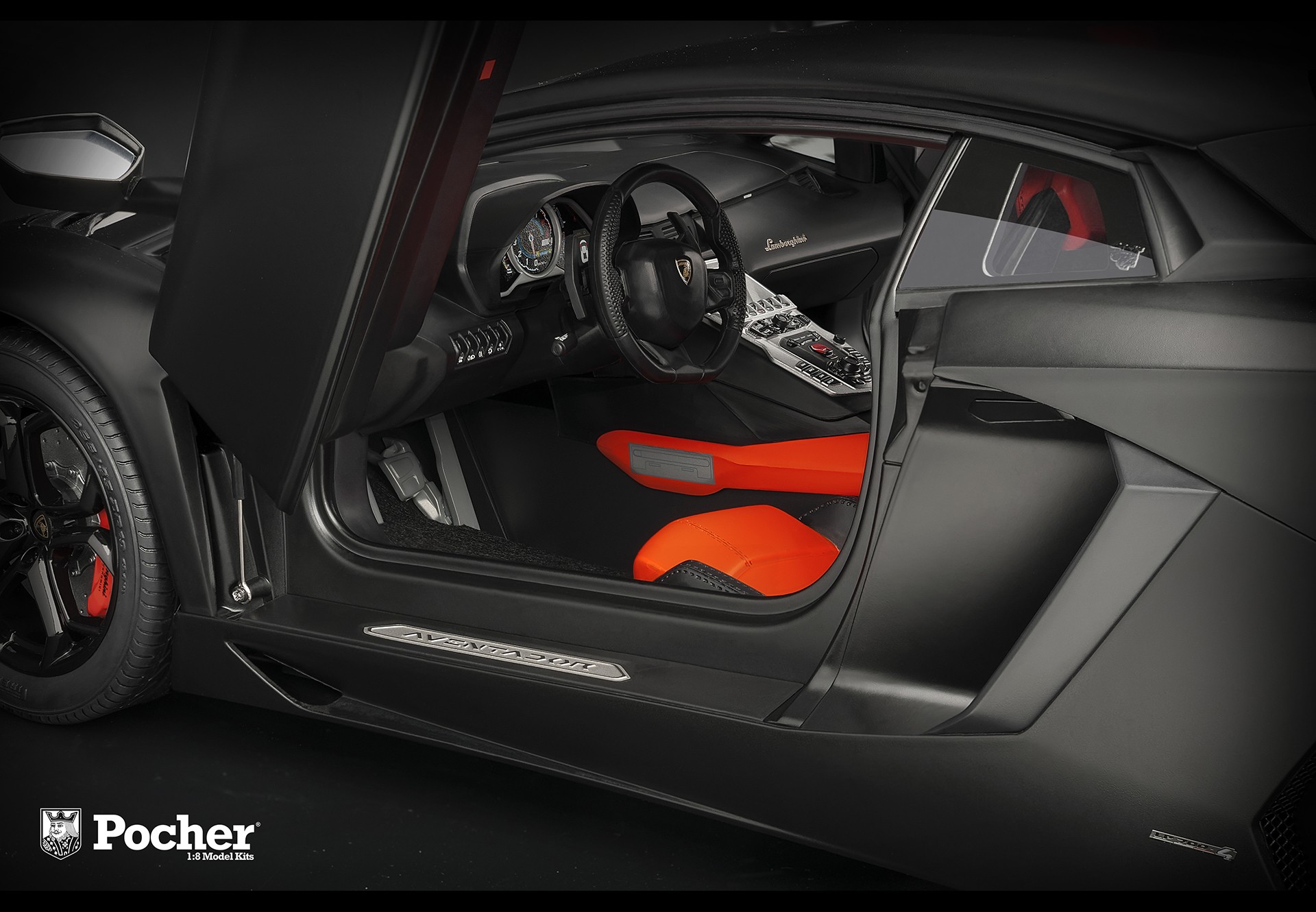 Lamborghini Aventador Nero Nemesis (Полуматовый черный)