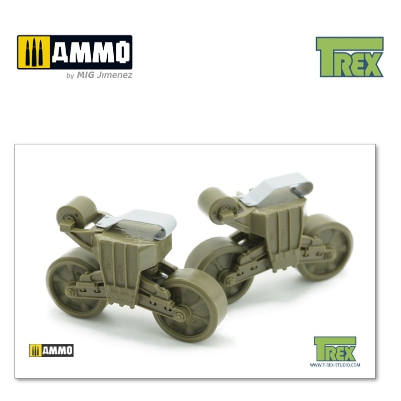 TR35045 Направляющие Track Skids Set for VVSS M4 Family (Late Version)