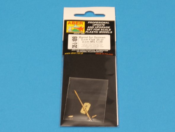 ABR-35-L-109  Дополнения для  German 2cm gun barrel for Flak 30 or MG C/30 универсальный набор 1/35