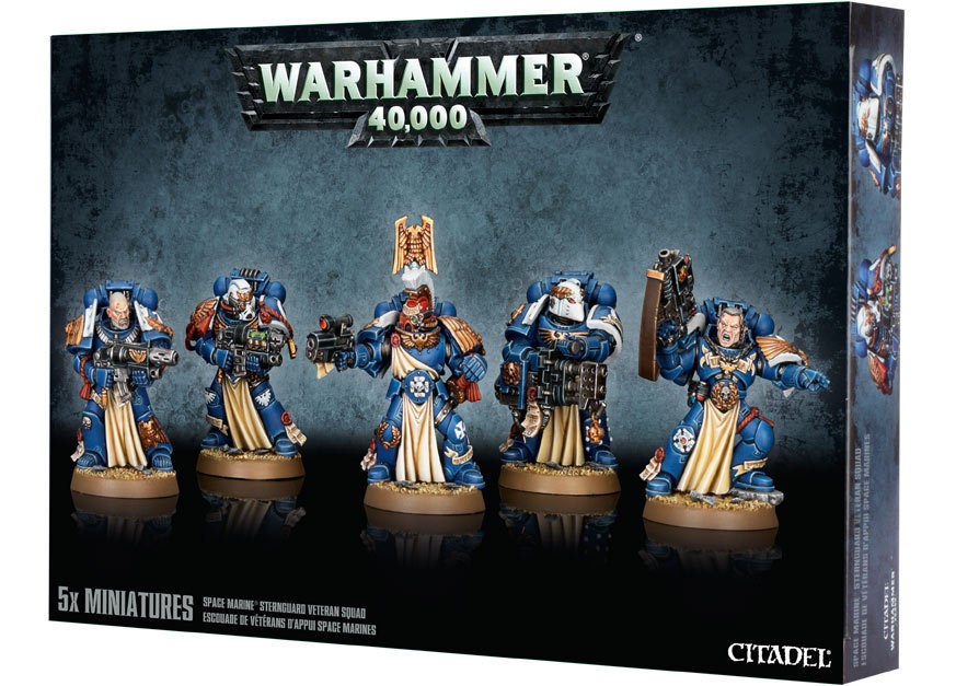 48-19 Набор Космодесант. Отряд Ветеранов Арьергарда (Space Marine Sternguard Veteran Squad) (2021)