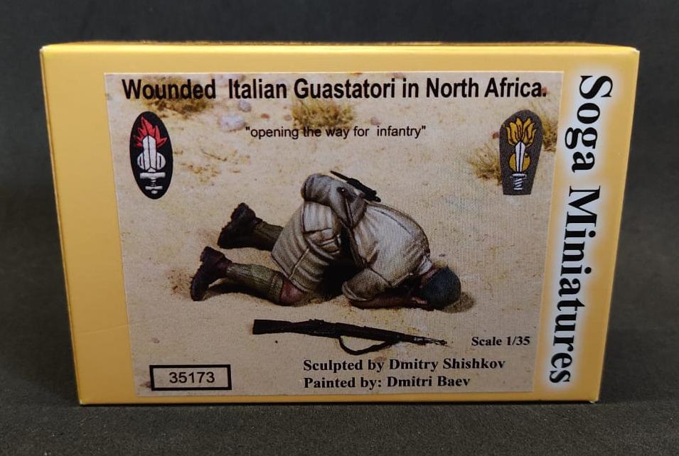35173SOGA Wounded  Italian Guastatori in North Africa. SOGA Miniatures