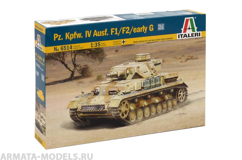 6514ИТ Танк Pz.Kpfw.IV Ausf.F1/F2 Italeri