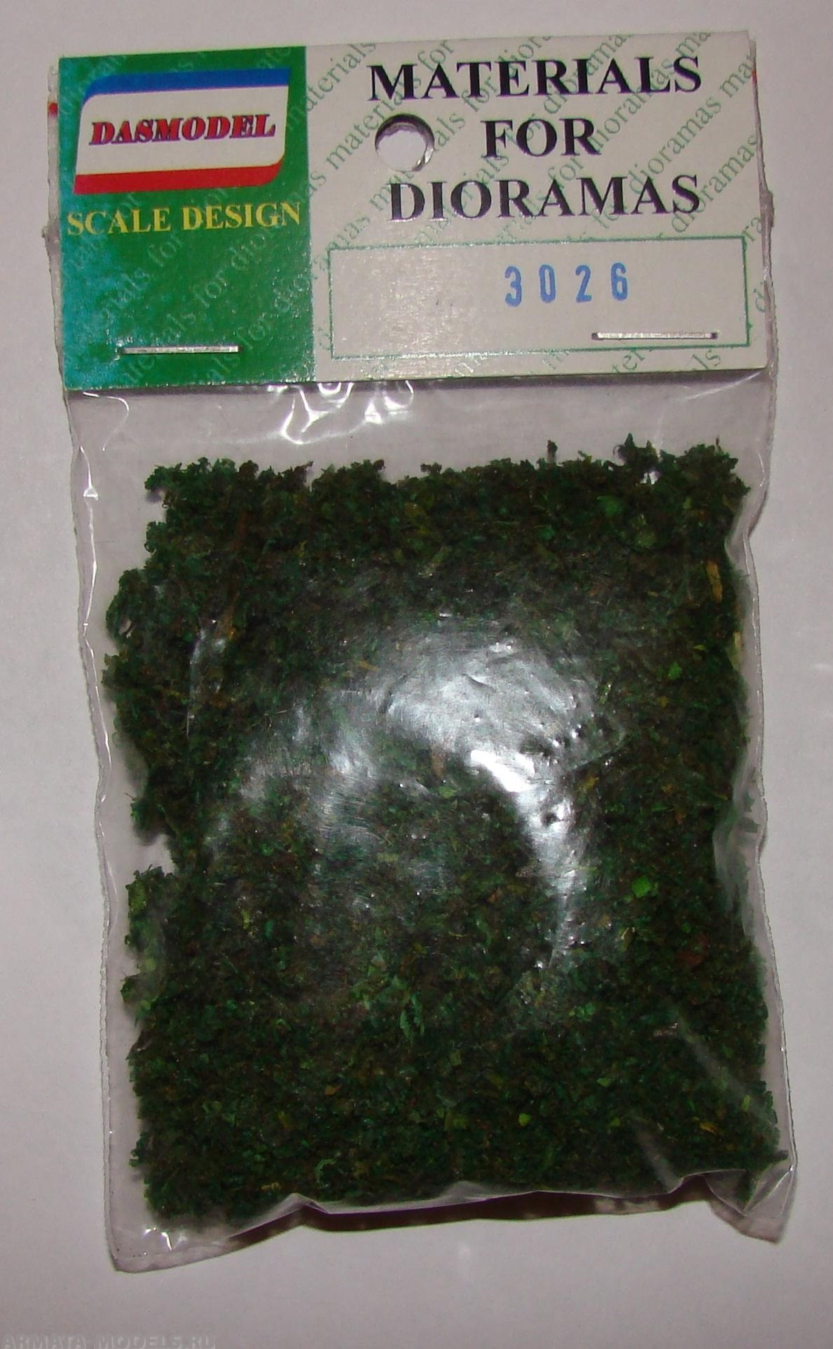 3026 Крона деревьев темно-зеленая