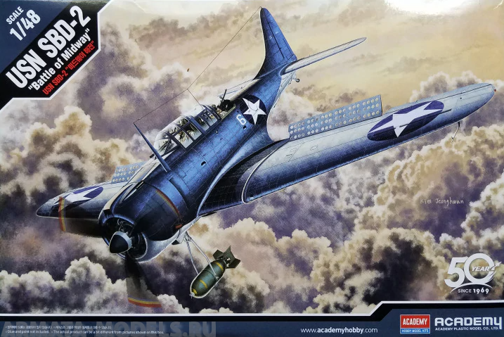12335 Авиация SBD-2 Dauntless Battle of Midway Academy
