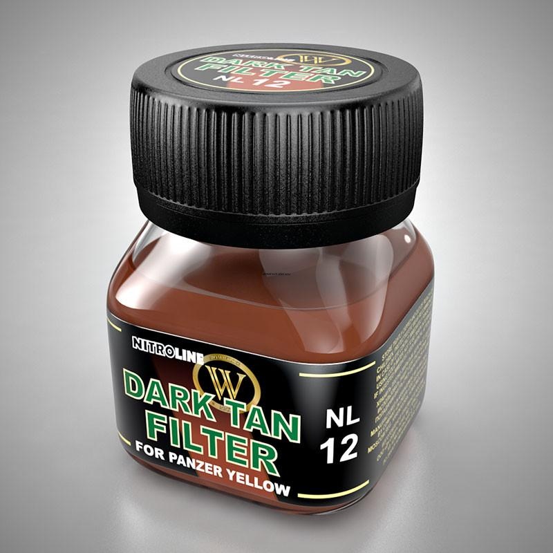 NL-12 Жидкий фильтр жёлто-коричневый тёмный