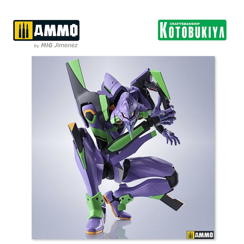KTOKP405 Сборная модель Evangelion: 3.0 Plastic Model Kit Evangelion Test Type 01 Night Combat Ver. KOTOBUKIYA