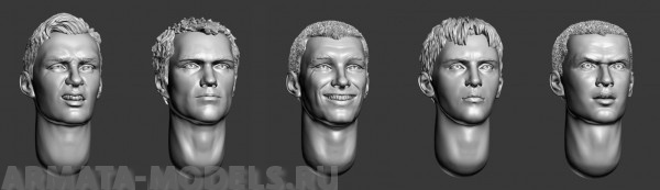 ARM356037 Головы (с волосами) №8 ARMOR35