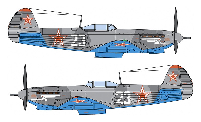 48021 Советский истребитель Як-9К ARK model