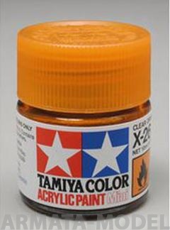 81526T Лак акриловый, глянцевый, оранжевый Х-26 Clear Orange 10мл