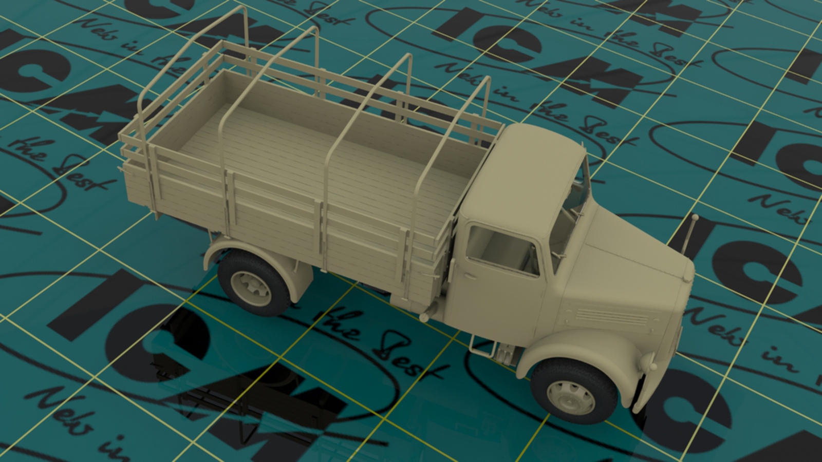 35454 KHD A3000, Германский армейский грузовой автомобиль ІІ МВ ICM