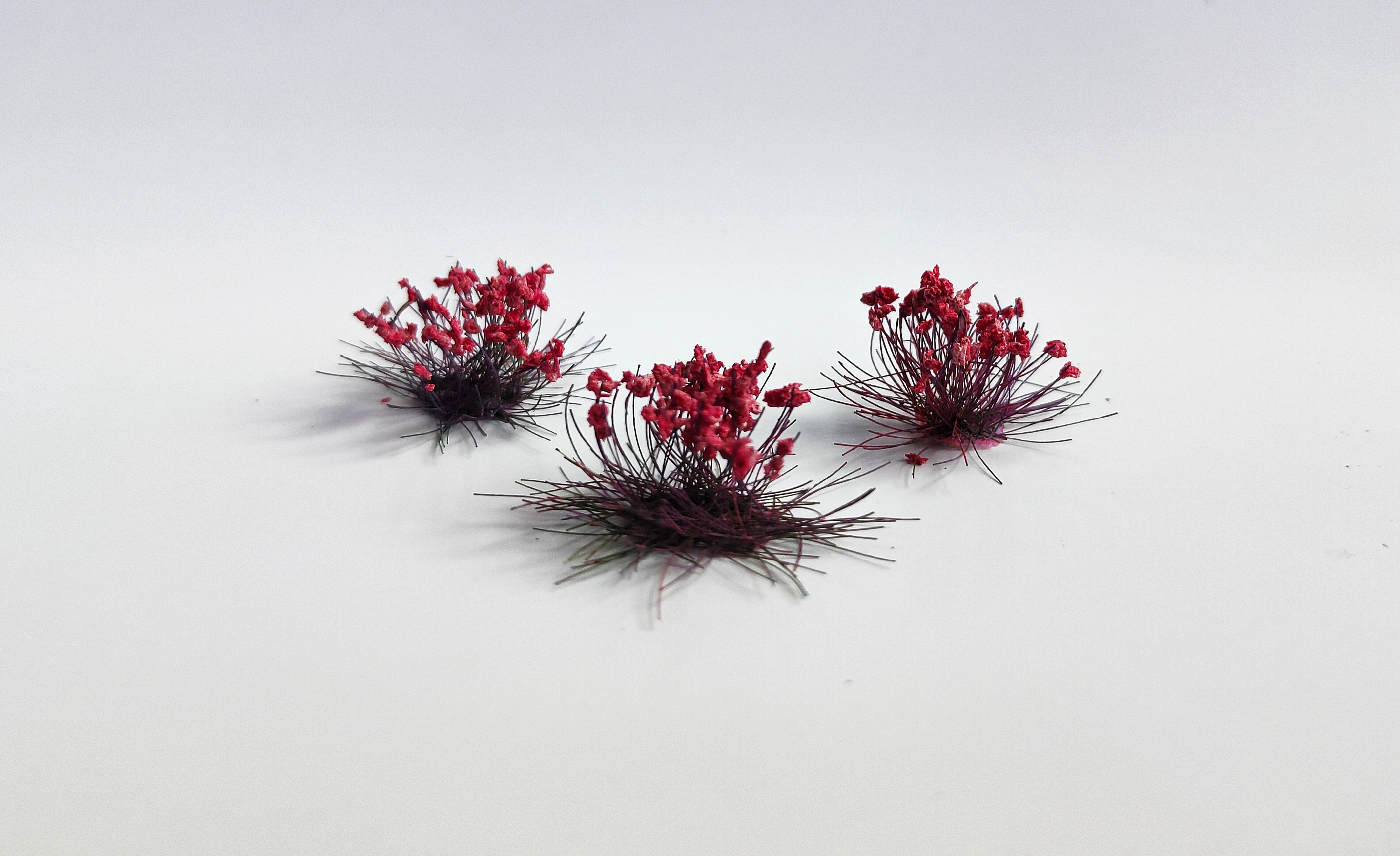 ksc03 Кочки травы с сиреневыми цветами, 15шт./12мм