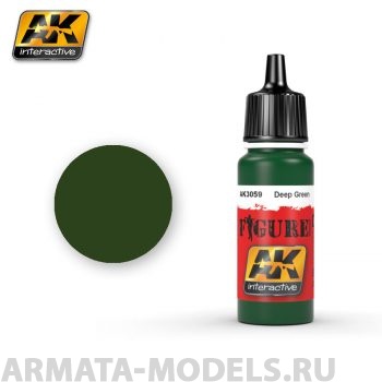 AK3059 Акриловая краска DEEP GREEN
