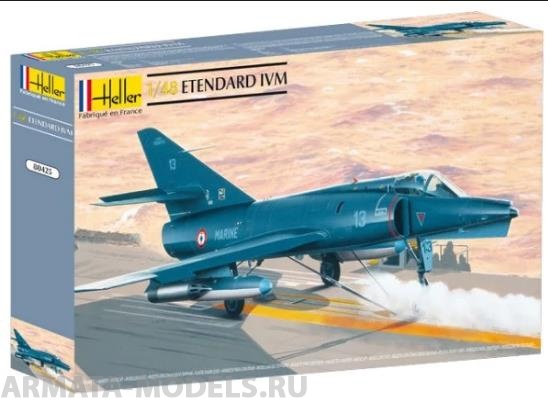 80425 Самолёт  ETENDARD IV M (1:48) Heller