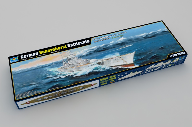 03715P German Battleship Scharnhorst Trumpeter
