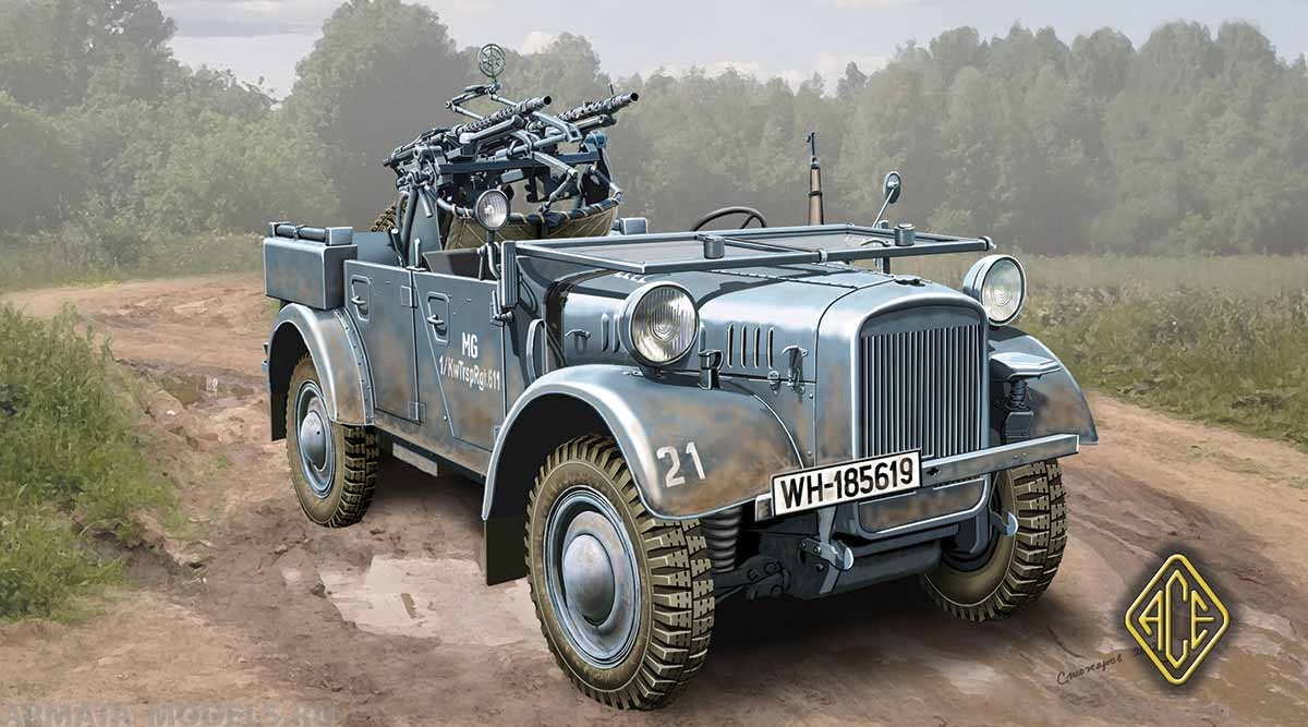 ACE72512 Машина зенитного прикрытия Kfz.4 ACE