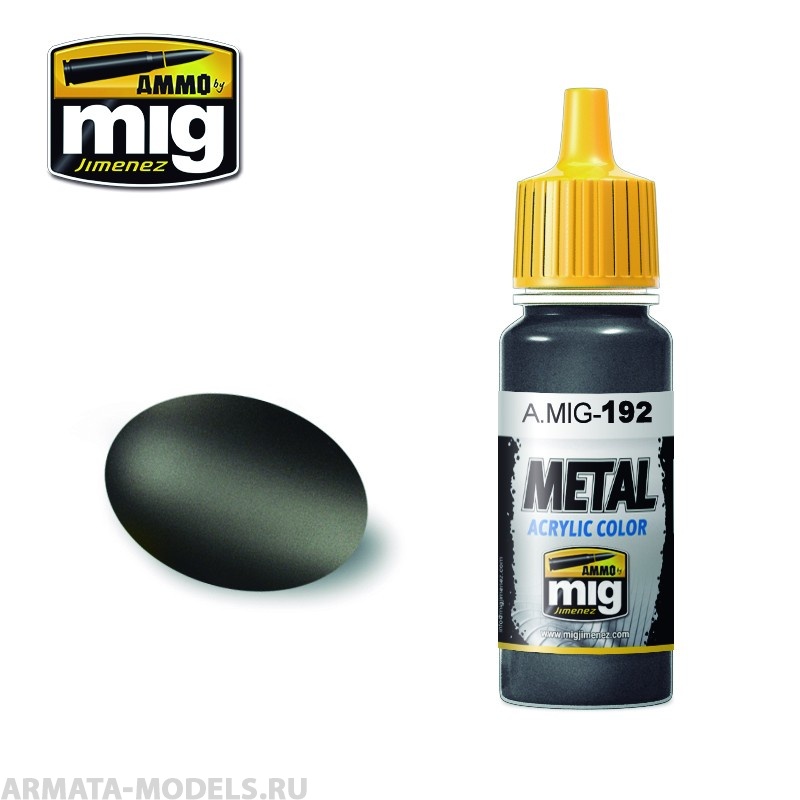 AMIG0192 Ammo Mig Акриловая краска POLISHED METAL 17 мл