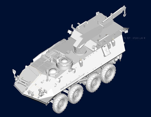 07269P USMC Light Armored Vehicle-Recovery (LAV-R) Trumpeter