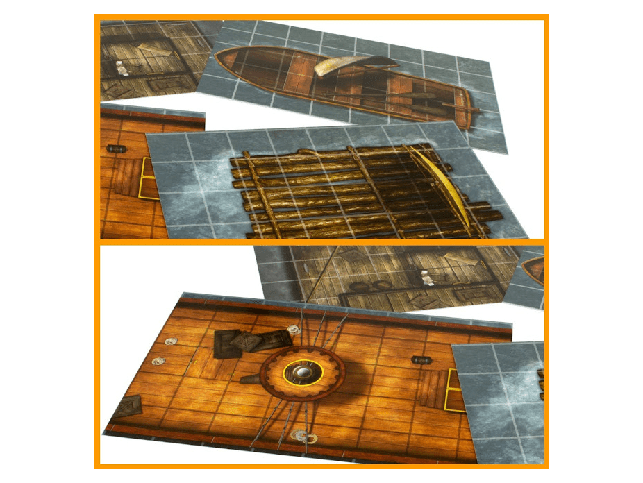 915373HW Pathfinder НРИ: Поле составное «Лодки и корабли»