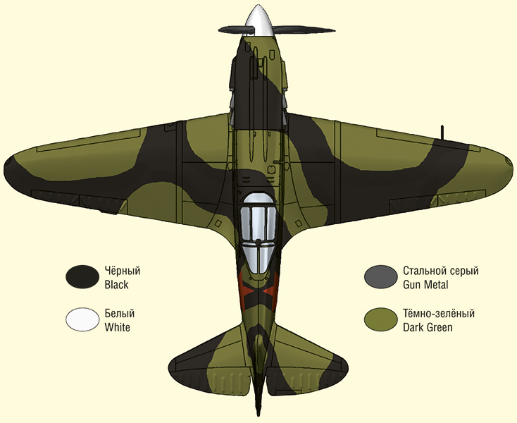 48015 Истребитель Александра Покрышкина ARK model