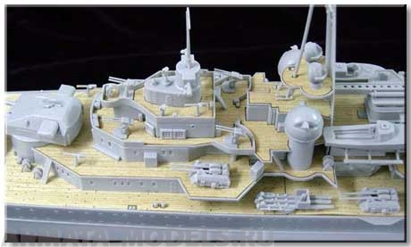 AW10003 Деревянная палуба для DKM Admiral Hipper