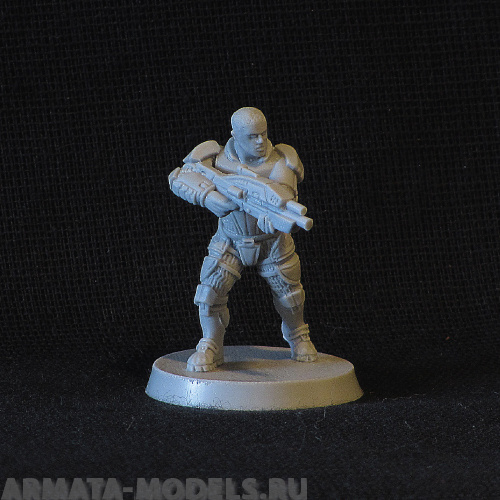 shep light armoured trooper with rifle BROTHER VINNI's