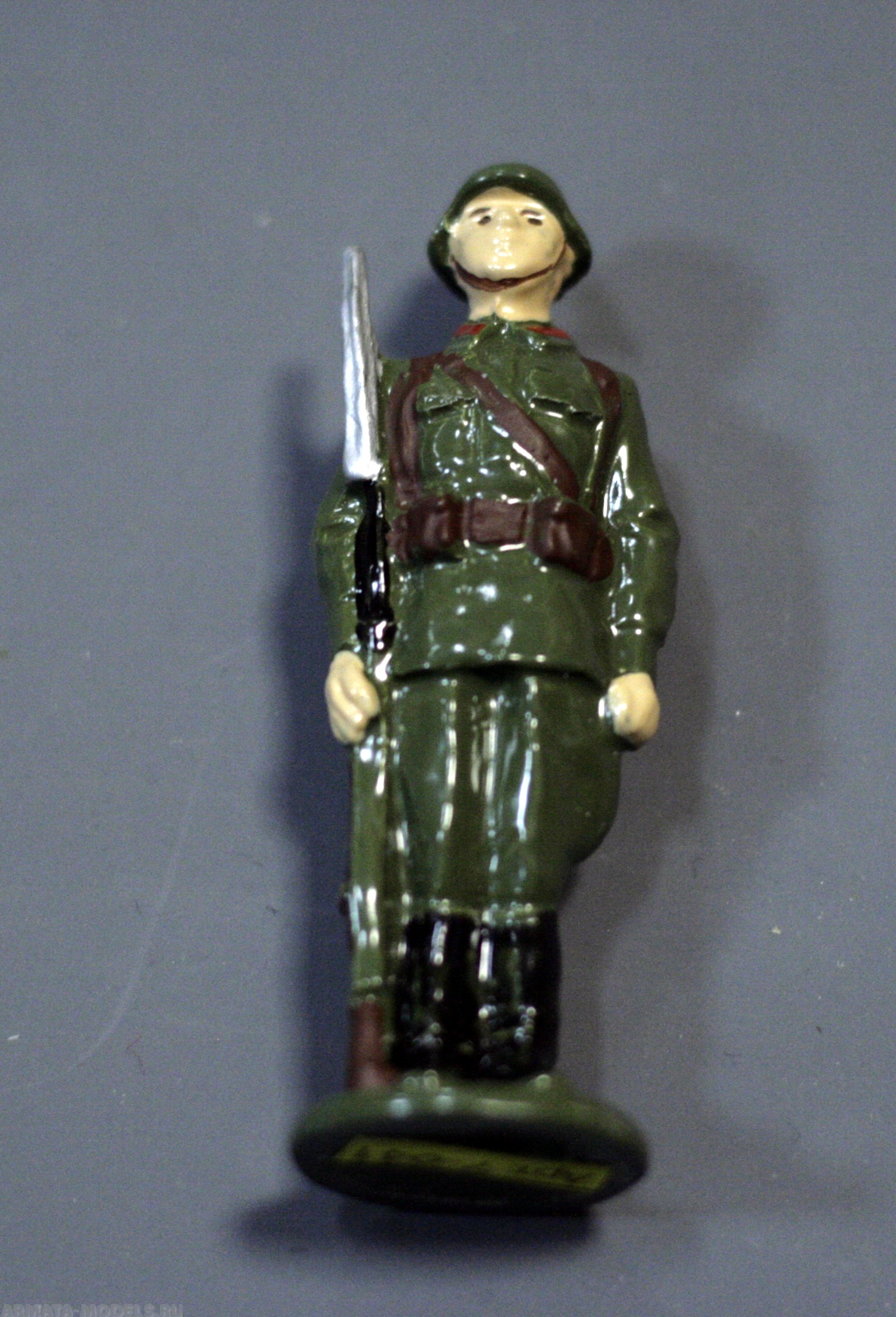 7-041 окрашеная фигура Рядовой. Халхин-Гол Солдатики "Ура"