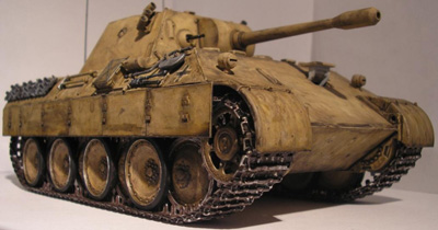 35571 Beobachtungspanzer Panther, германский подвижный АНП ICM