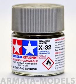 81532T Х-32 Titanium Silver (Титан серебристая) акр.10мл.