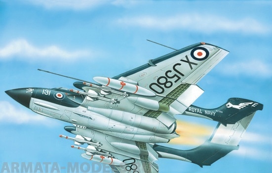 ЕЕ72284 Sea Vixen палубный истребитель Восточный экспресс