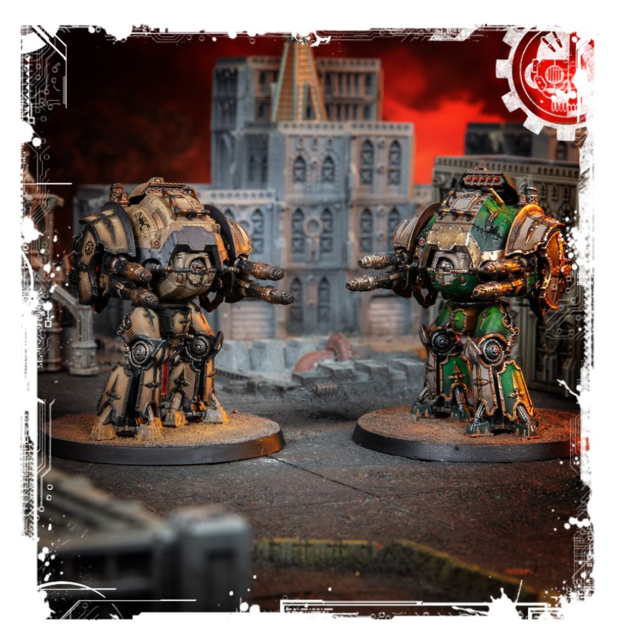 400-26GW Набор Адептус Титаникус: Рыцари Акастус-Порфирион (Adeptus Titanicus Acastus Knights Porphyrion)