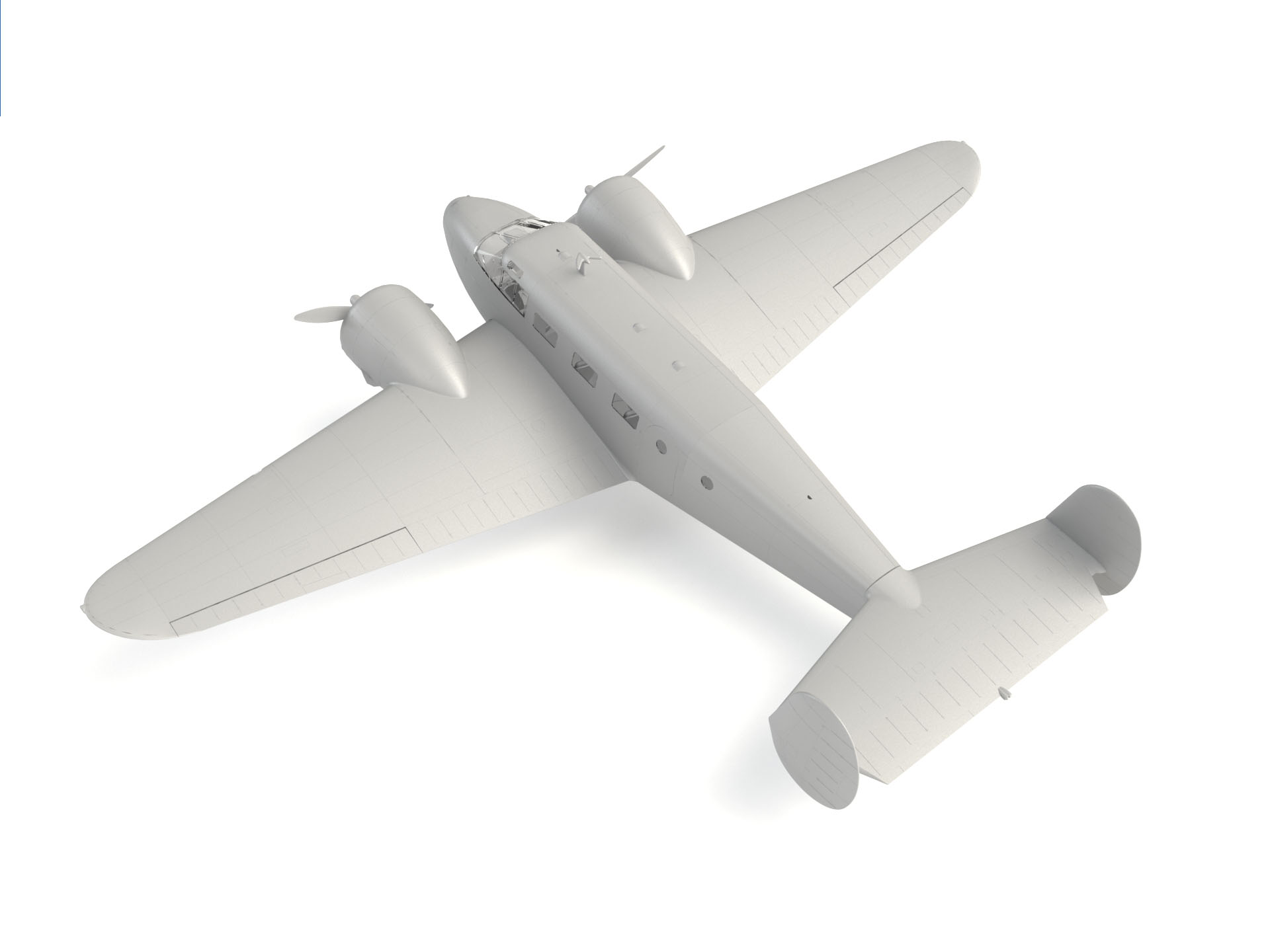 48186 C18S Magic by Moonlight Американский демонстрационный самолет ICM