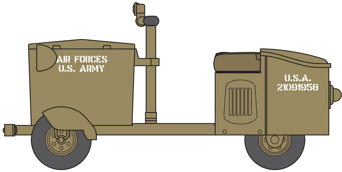 A12010 Сборная модель Eighth Air Force Resupply Set Airfix