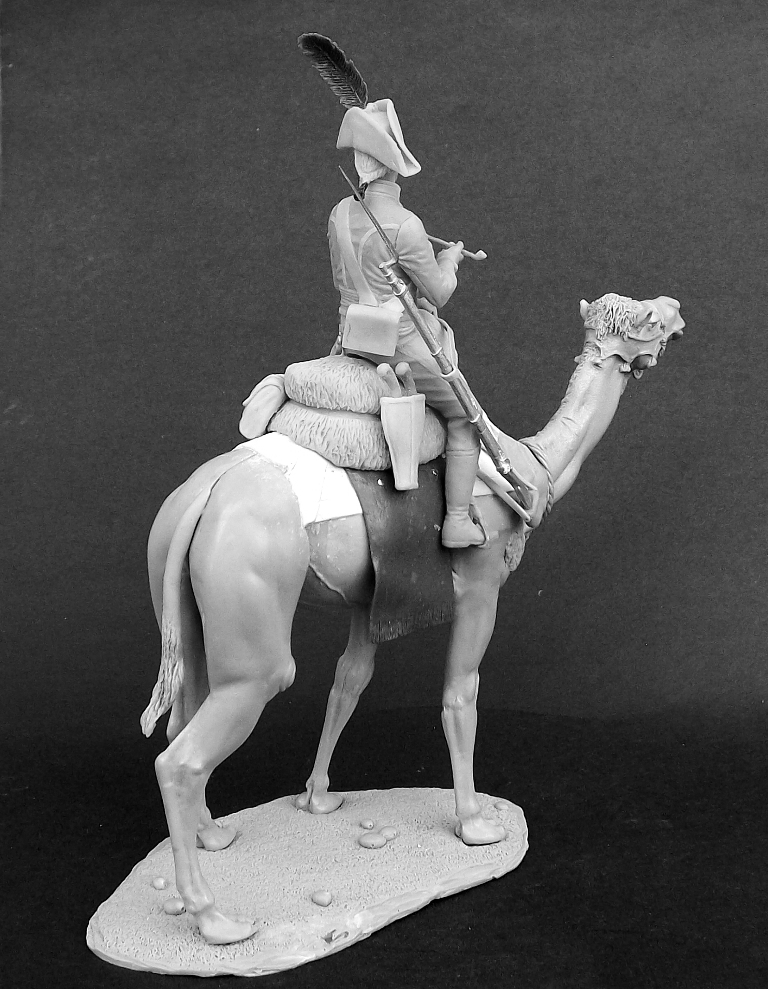 CHM-54169. Рядовой полка Дромадеров, Франция 1800-01 гг. 54 мм. Материал - смола. Chronos Miniatures