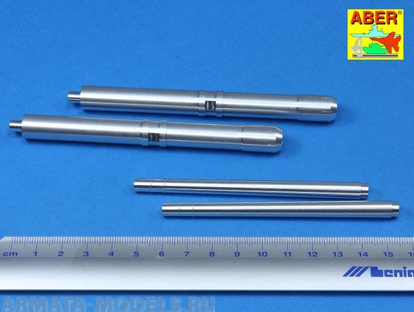 ABR-35-L-188  Дополнения для  German128mm L/61 barrels for anti-aircraft12,8 cm FlaK 40 Zwilling для Takom 1/35