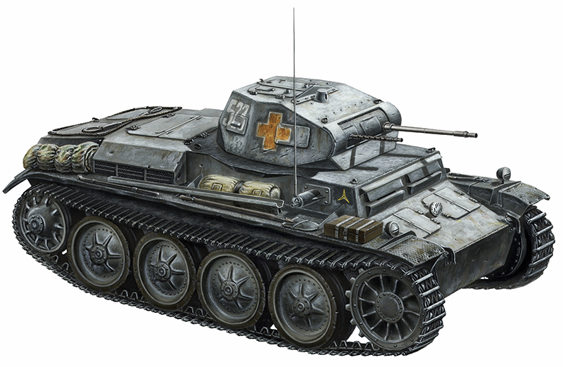 35016 Немецкий легкий танк Т II D ARK model